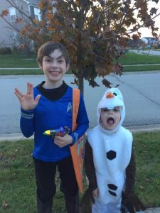 Spock and Olaf the Snowman